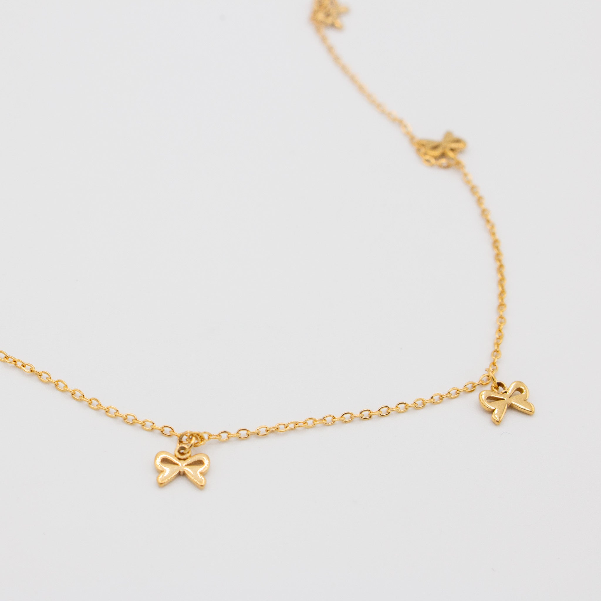 Daintiest Bow Necklace