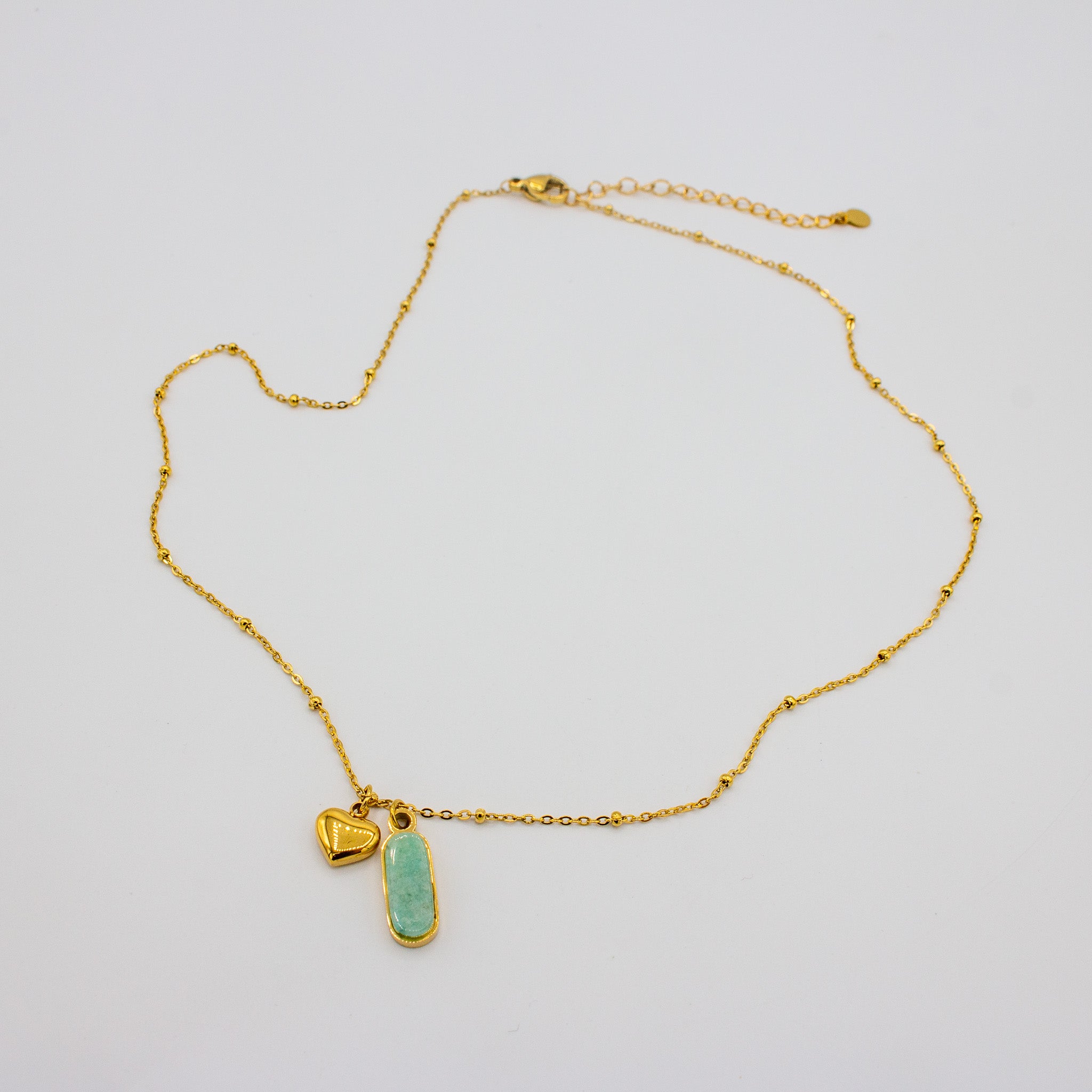 Agate Heart Necklace