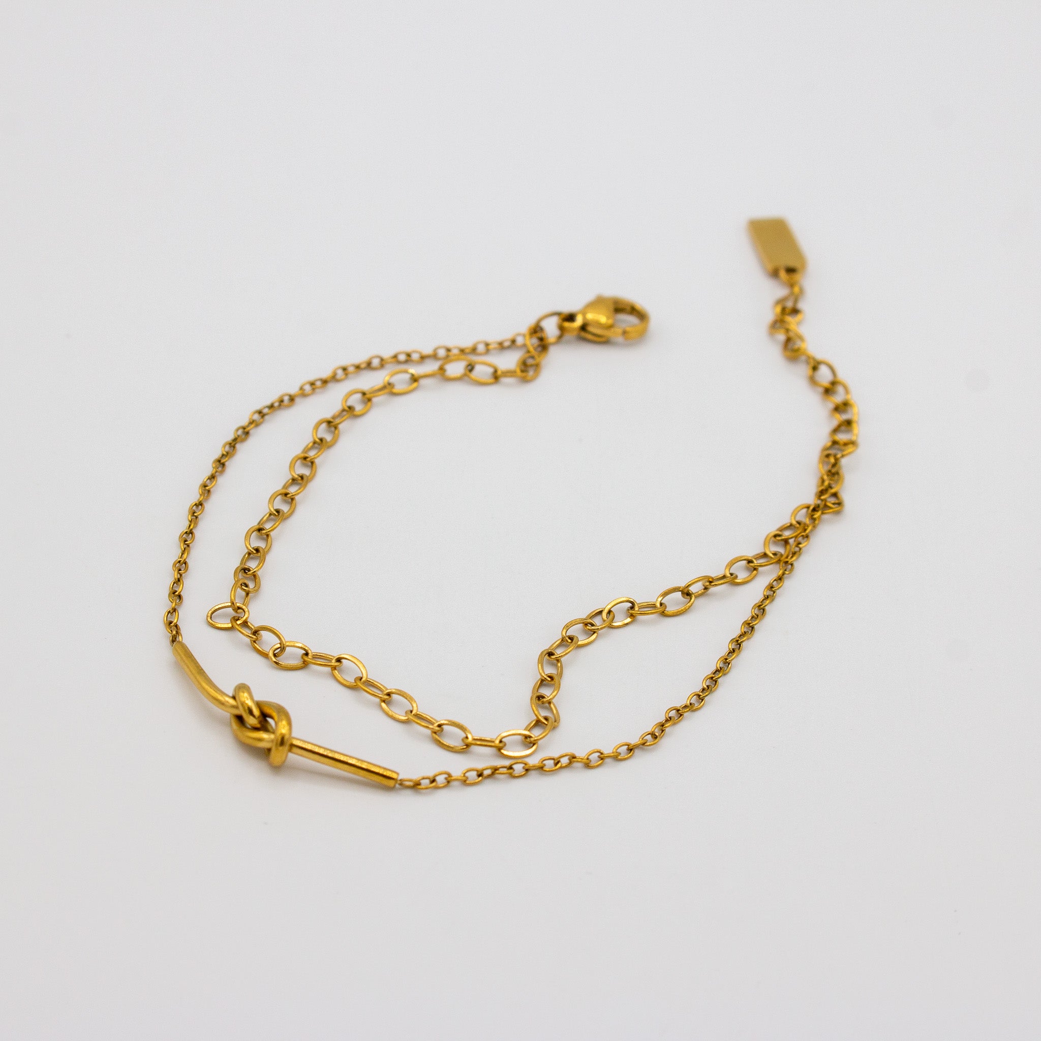 Double Layer Knot Bracelet