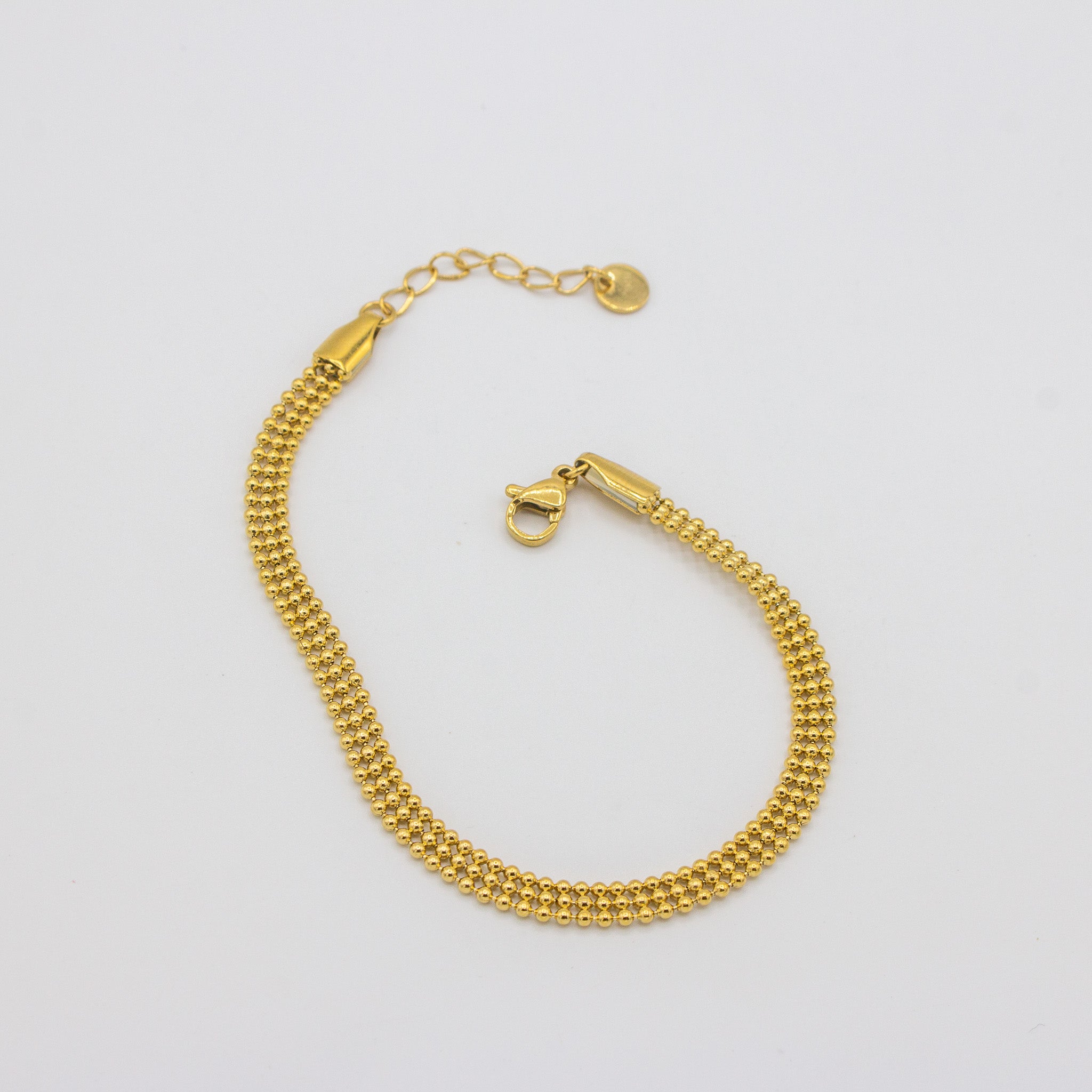 Classic Gold Beaded Bracelet