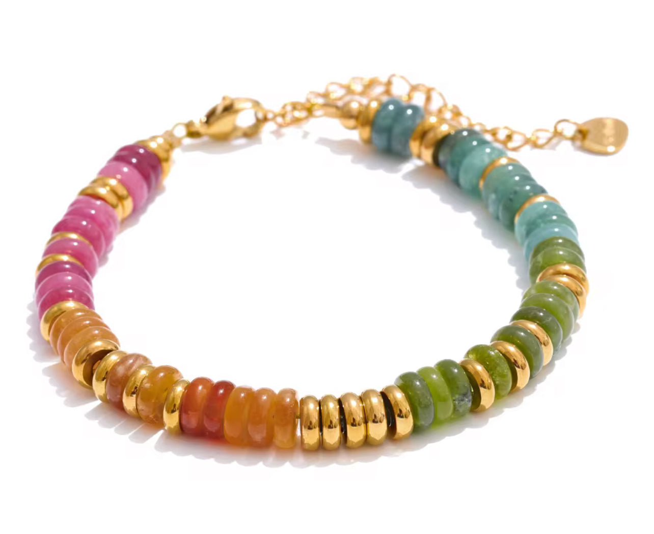 4 Multi Color Beaded Bracelet
