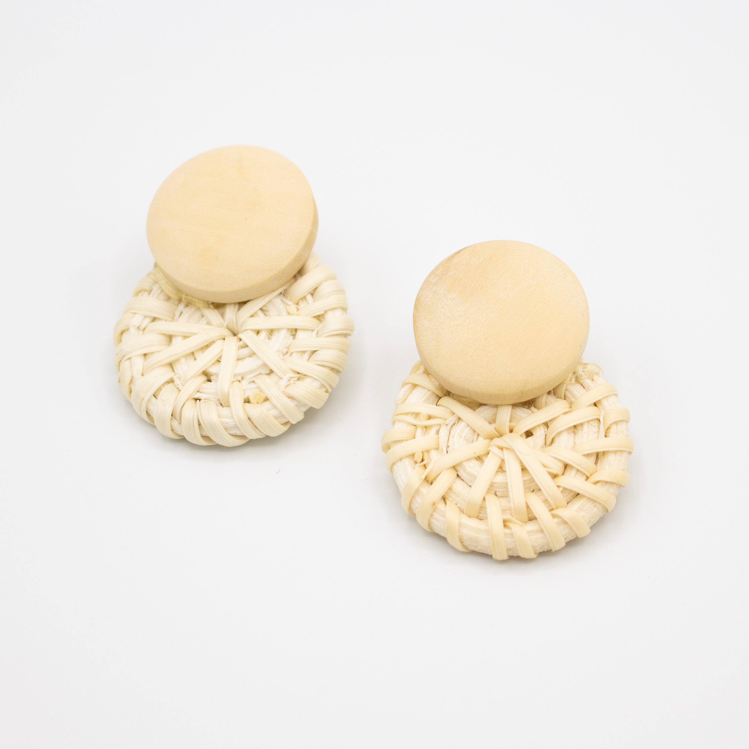 Woven Circle Earrings